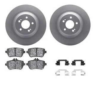 R1 Concepts WDUH1-63203 Carbon Series Brake Rotors W/ 5000 Oep Brake Pads & Hdw